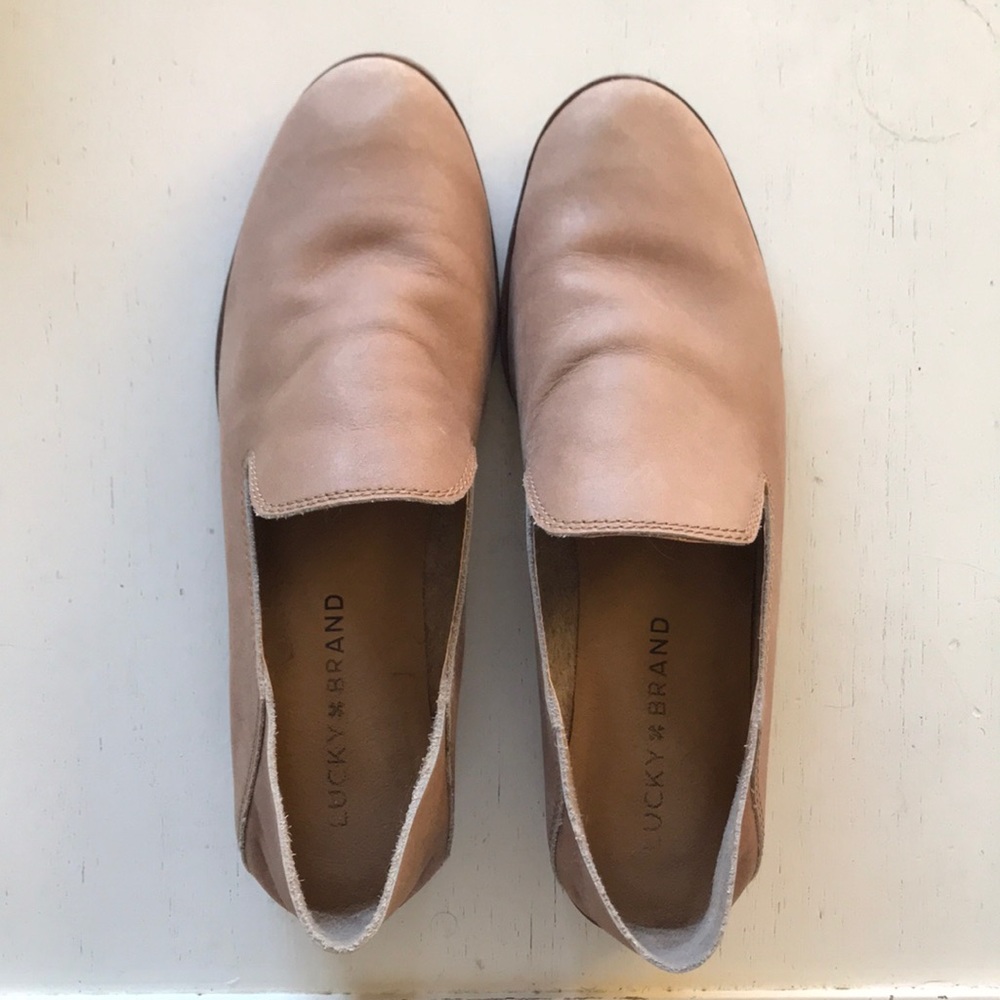 Leather loafers